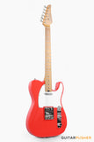 Soloking MT-1 Vintage MKII with Roasted Maple Neck and FB in Fiesta Red