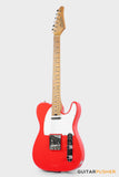 Soloking MT-1 Vintage MKII with Roasted Maple Neck and FB in Fiesta Red