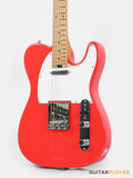 Soloking MT-1 Vintage MKII with Roasted Maple Neck and FB in Fiesta Red