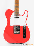 Soloking MT-1 Vintage FMN with Roasted Flame Maple Neck in Fiesta Red Nafiri Special Run