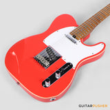 Soloking MT-1 Vintage FMN with Roasted Flame Maple Neck in Fiesta Red Nafiri Special Run