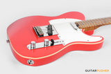 Soloking MT-1 Vintage FMN with Roasted Flame Maple Neck in Fiesta Red Nafiri Special Run