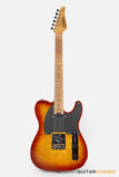Soloking MT-1 FM Artisan with Solid Flame Top in Honeyburst