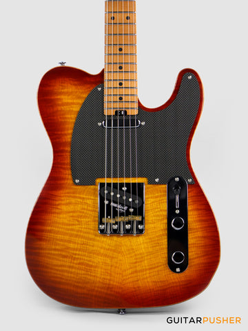 Soloking MT-1 FM Artisan with Solid Flame Top in Honeyburst