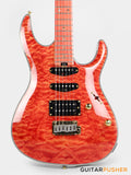 Soloking SM-22 HSS QM Shredmaster – Trans Salmon Pink