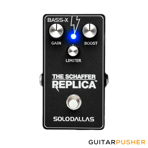 SoloDallas The Schaffer Replica BASS-X Gain/Boost/Limiter Guitar Pedal
