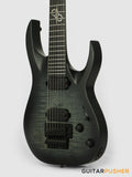 Solar Guitars A1.7FR FB Flame Trans Black Matte 7-String Electric Guitar w/ Floyd Rose 1000