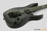 Solar Guitars A1.7FR FB Flame Trans Black Matte 7-String Electric Guitar w/ Floyd Rose 1000