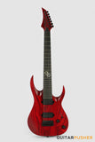 Solar Guitars A2.7TBR Trans Blood Red Matte 7-String Electric Guitar