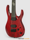 Solar Guitars A2.7TBR Trans Blood Red Matte 7-String Electric Guitar