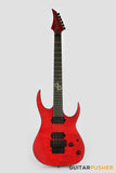 Solar Guitars S1.6 Electric Guitar w/ Floyd Rose - Flame Blood Red Matte