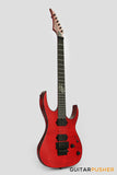 Solar Guitars S1.6 Electric Guitar w/ Floyd Rose - Flame Blood Red Matte