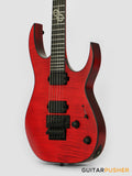 Solar Guitars S1.6 Electric Guitar w/ Floyd Rose - Flame Blood Red Matte