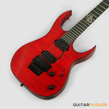 Solar Guitars S1.6 Electric Guitar w/ Floyd Rose - Flame Blood Red Matte