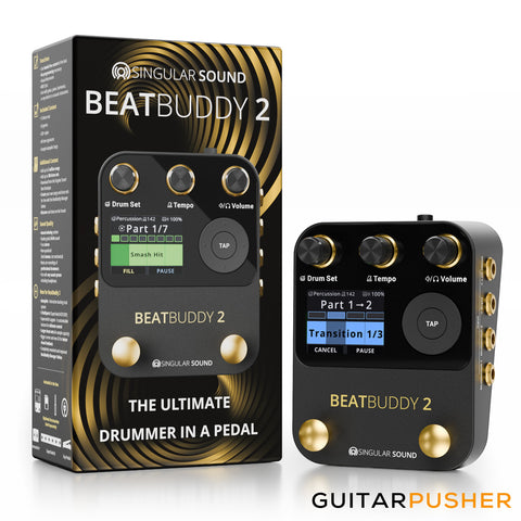 drum machine guitar pedal Singular Sound BeatBuddy 2 Drum Machine Pedal – GuitarPusher