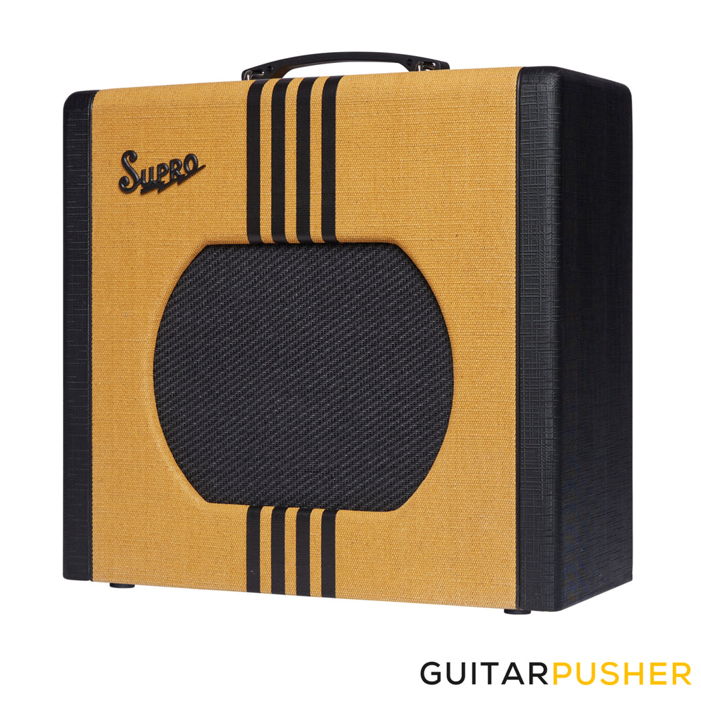 Supro Delta King 12 15Watt 1x12" AllTube Combo Amplifier (Tweed/Blac GuitarPusher