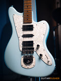 Tom Anderson Guitarworks Raven-Family Raven Classic Solid/Traditional, Alder Body P90 P90 Electric Guitar - Sonic Blue