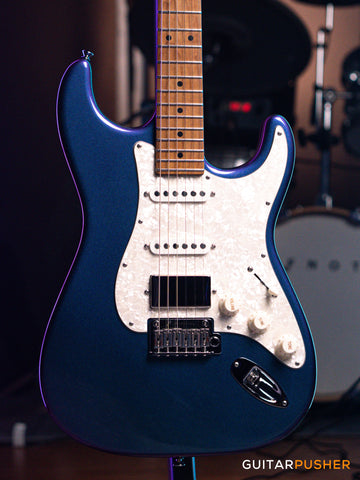 Tom Anderson Guitarworks S-Family Icon Classic Solid/Traditional, Alder Body HSS Electric Guitar - Mystichrome
