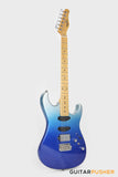 Tagima Brazil Series Stella H3 HSS S Style Electric Guitar (Fade Metallic Blue) Maple Fingerboard