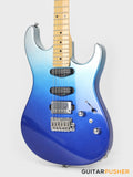 Tagima Brazil Series Stella H3 HSS S Style Electric Guitar (Fade Metallic Blue) Maple Fingerboard