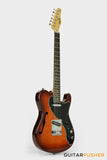 Tagima Brazil Series T-920 Semi-Hollow T-Style Electric Guitar (Honeyburst) Rosewood Fingerboard/Black Pickguard