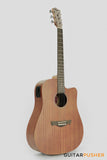 Tagima Kansas Mahogany Dreadnought Cutaway Acoustic-Electric Guitar - Natural