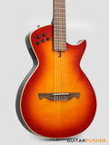 Tagima Modena Nylon String Thinline Acoustic-Electric Guitar - Cherry Burst