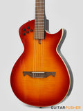 Tagima Modena Nylon String Thinline Acoustic-Electric Guitar - Cherry Burst