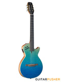 Tagima Modena Nylon String Thinline Acoustic-Electric Guitar - Transparent Blue