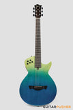 Tagima Modena Steel String Thinline Acoustic-Electric Guitar - Transparent Blue