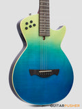 Tagima Modena Steel String Thinline Acoustic-Electric Guitar - Transparent Blue