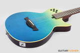 Tagima Modena Steel String Thinline Acoustic-Electric Guitar - Transparent Blue