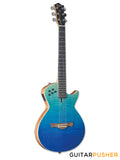 Tagima Modena Steel String Thinline Acoustic-Electric Guitar - Transparent Blue