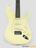 Tagima TG-500 S-Style Woodstock Series - White Vintage (Ebony Fingerboard/Alpine White Pickguard)