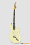 Tagima TG-500 S-Style Woodstock Series - White Vintage (Ebony Fingerboard/Alpine White Pickguard)