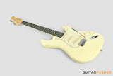 Tagima TG-500 S-Style Woodstock Series - White Vintage (Ebony Fingerboard/Alpine White Pickguard)