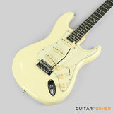 Tagima TG-500 S-Style Woodstock Series - White Vintage (Ebony Fingerboard/Alpine White Pickguard)