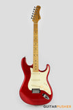 Tagima TG-530 S-Style Woodstock Series - Metallic Red  (Maple Fingerboard/Alpine White Pickguard)