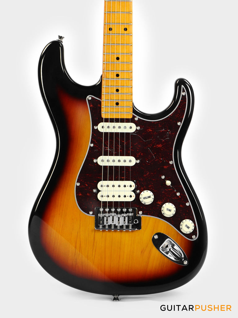 Tagima TG-530 PRO Stratocaster Woodstock Series Vintage Sunburst ...