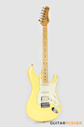 Tagima TG-530 PRO Stratocaster Woodstock Series Yellow – GuitarPusher