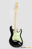 Tagima New T-635 Classic Series S Style Electric Guitar - Black (Maple Fingerboard/Mint Green Pickguard)