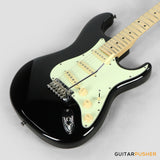 Tagima New T-635 Classic Series S Style Electric Guitar - Black (Maple Fingerboard/Mint Green Pickguard)