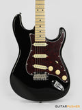 Tagima New T-635 Classic Series S Style Electric Guitar - Black (Maple Fingerboard/Tortoise Shell Pickguard)