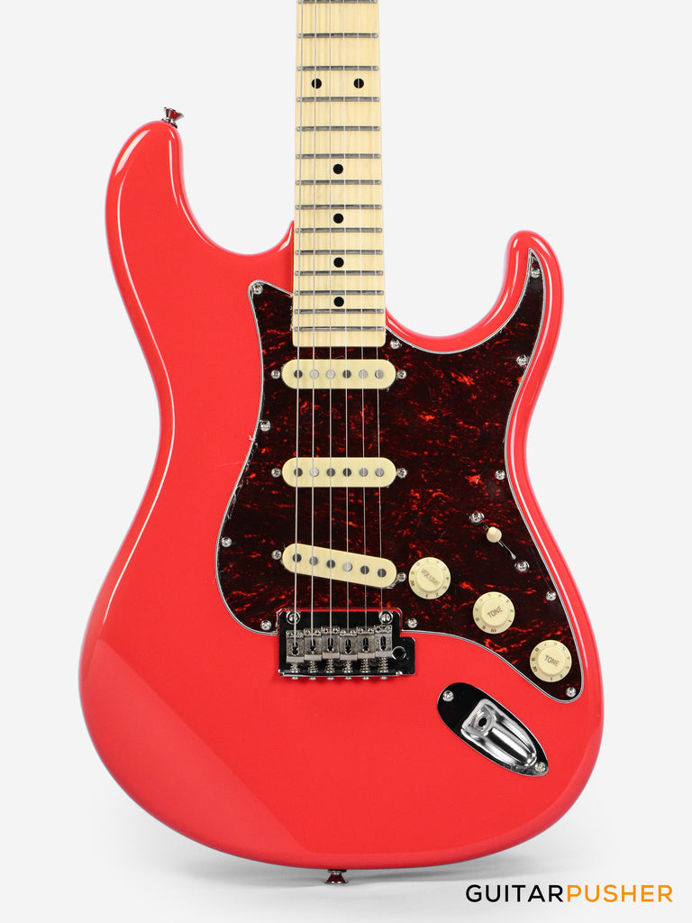 Tagima T-635 Stratocaster - Fiesta Red (Maple Fingerboard / Tortoise P ...