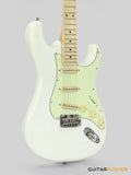 Tagima New T-635 Classic Series S Style Electric Guitar - Olympic White (Maple Fingerboard/Mint Green Pickguard)