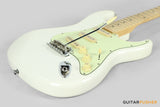 Tagima New T-635 Classic Series S Style Electric Guitar - Olympic White (Maple Fingerboard/Mint Green Pickguard)