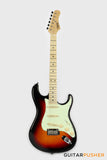 Tagima New T-635 Classic Series S Style Electric Guitar - Sunburst (Maple Fingerboard/Mint Green Pickguard)