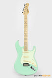 Tagima New T-635 Classic Series S Style Electric Guitar - Surf Green (Maple Fingerboard/Mint Green Pickguard)