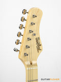 Tagima New T-635 Classic Series S Style Electric Guitar - Vintage White (Maple Fingerboard/Mint Green Pickguard)