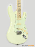 Tagima New T-635 Classic Series S Style Electric Guitar - Vintage White (Maple Fingerboard/Mint Green Pickguard)